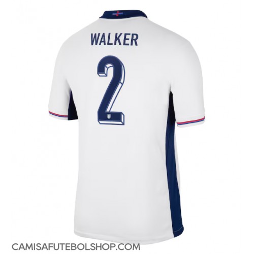 Camisa de time de futebol Inglaterra Kyle Walker #2 Replicas 1º Equipamento Europeu 2024 Manga Curta